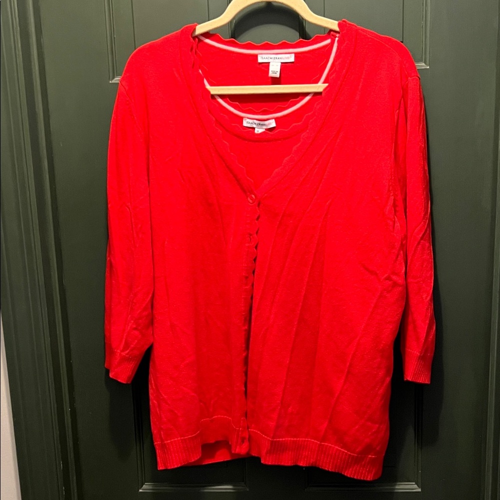 Isaac Mizrahi Live Red Knitwear